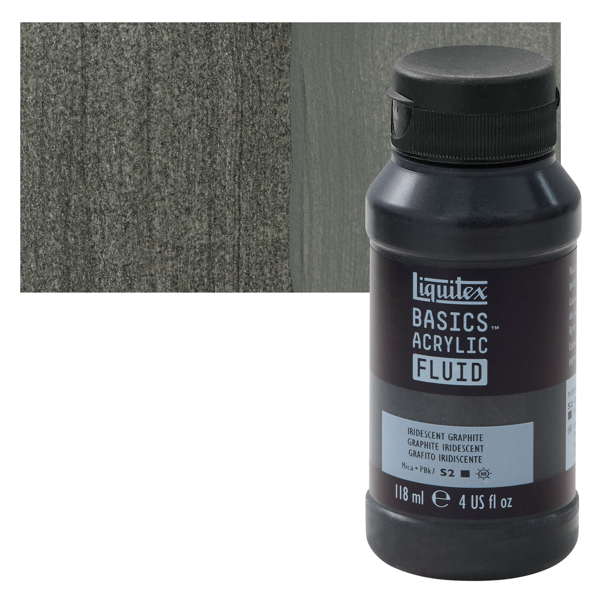 Liquitex Basics Acrylic Fluid 118ml Iridescent Graphite