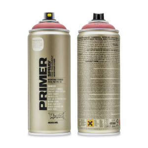Montana Primer Spray - Metal, 400 ml (Front and back of spray can)