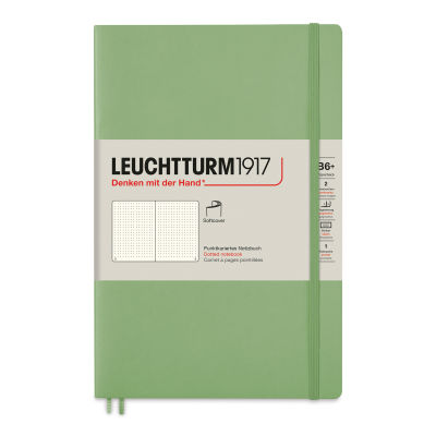 Leuchtturm1917 Dotted Softcover Notebook - Sage, 5" x 7-1/2"