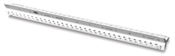 Triangular Scale Ruler Guard 669BC Pack of 2 For Lifting and Maneuvering Alvin 