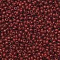 John Bead Czech Glass Seed Beads - Light Brown, Opaque, 10/0, 22 g vial