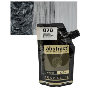 Sennelier Abstract Acrylic - Iridescent Black, 120 ml pouch