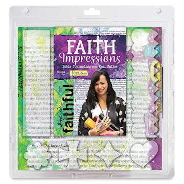 Open in modal - Gel Press Impressables - Front of package of Faith Plate Kit