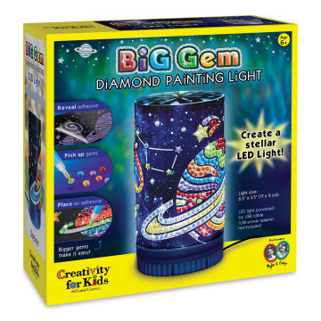 Creativity for Kids Big Gem Diamond Painting Light (Front of packaging)