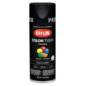 Krylon Colormaxx Primer - Black, 12 oz
