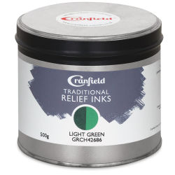 Cranfield Traditional Relief Ink - Light Green 500 g, Jar