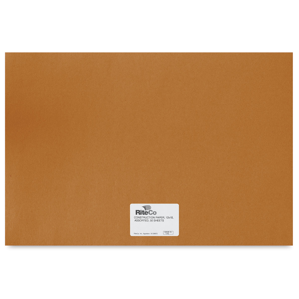 Nasco Premium Deer Brown Construction Paper, 12 in. x 18 in. - 50 Sheets