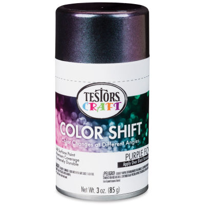 Testors Craft Color Shift Spray Paint - Front of Purple Fog can
