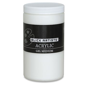 Open in modal - Blick Artists' Acrylic Gel Medium-Front of 32oz Jar