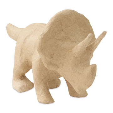 Decopatch Medium Paper Mache Animal - Triceratops