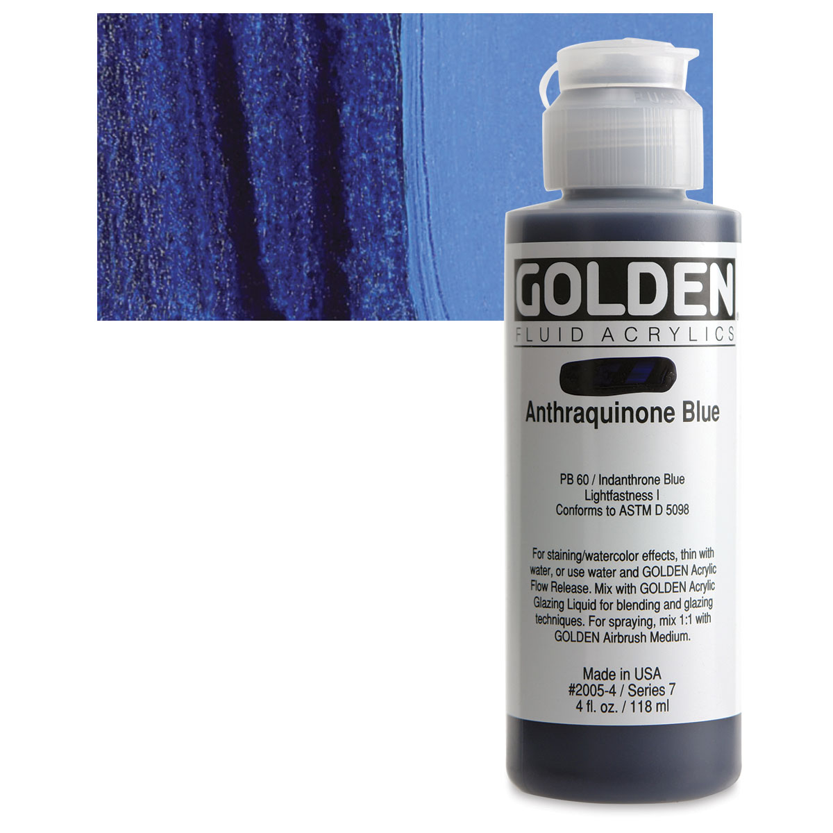 Golden Fluid Acrylic - Titanium White 16 oz.