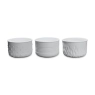 Mayco Earthenware Bisque Textured Planters
