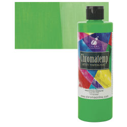 Chroma Chromatemp Artists' Tempera Paint - Fluorescent Green, Pint