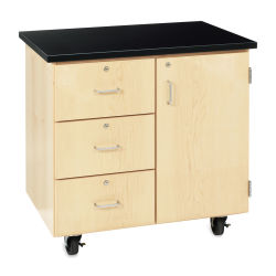 Diversified Spaces Mobile Storage Cabinet - Chemguard Top