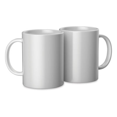 Cricut Mug Blanks - 15 oz, White, Package of 2 (Out of packaging)