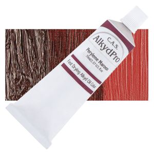 CAS AlkydPro Fast-Drying Alkyd Oil Color - Perylene Maroon, 70 ml tube