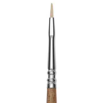 Open in modal - Escoda Futura Synthetic Bristle Brush - Series 5420, Bright, Size 0, Long Handle, close-up