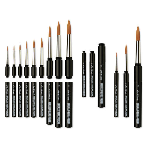 Da Vinci COSMOTOP-SPIN Synthetic Varnish Brush Series 5080 2 Set
