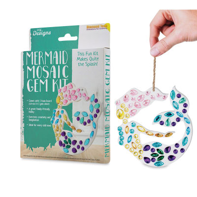 DIY Designs Mosaic Gem Kit - Mermaid (Sample Artwork)