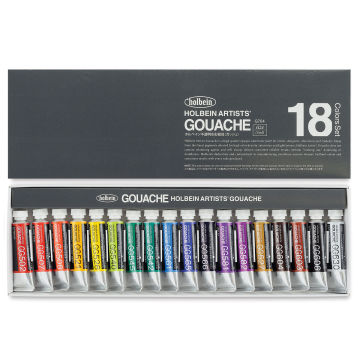 Holbein : Artists' : Gouache Paint : 15ml : Set of 12 - Gouache Sets - Art  Sets - Color