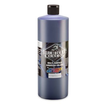 Open in modal - Createx Wicked Colors Airbrush Color - Opaque Dioxazine Purple, 32 oz, Bottle