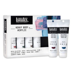 Liquitex Professional Heavy Body Acrylics - Muted Collection, Set of 6 colors, 2 oz tubes