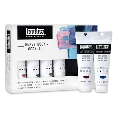 Liquitex Professional Heavy Body Acrylics - Muted Collection | BLICK ...