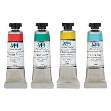 Michael Harding Artists Watercolors - MH Introductory, Set of 4, 15 ml ...