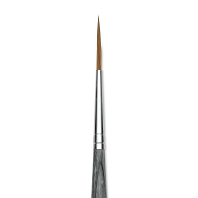 Da Vinci Colineo Synthetic Kolinsky Sable Brush - Rigger, Size 4, Short Handle (close-up)