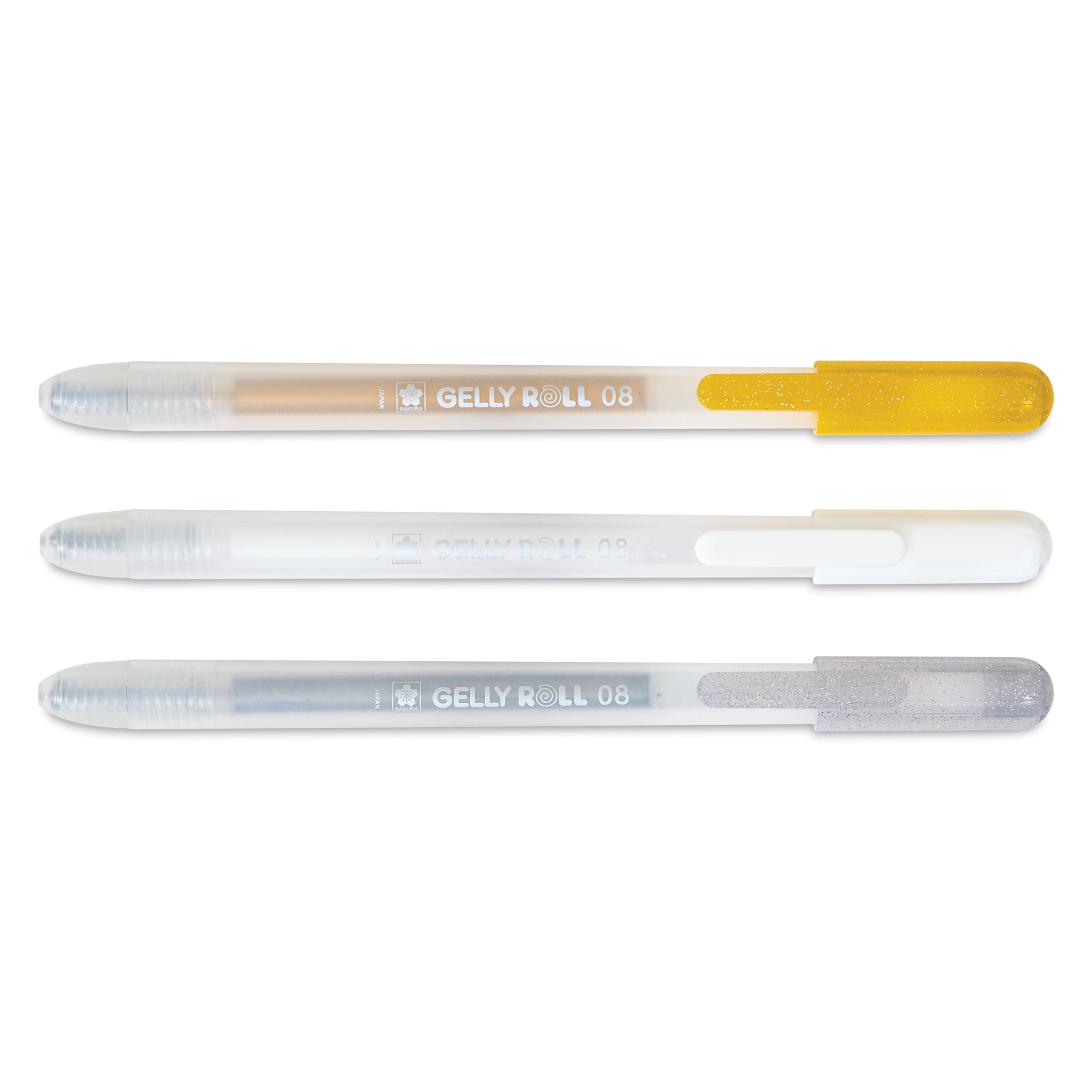 Sakura Gelly Roll Retractable Metallic Pens Assorted, Medium Tip, Set of 3  