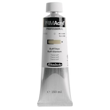 Open in modal - Schmincke Primacryl Professional Acrylic Paint - Buff Titanium, 150 ml Tube