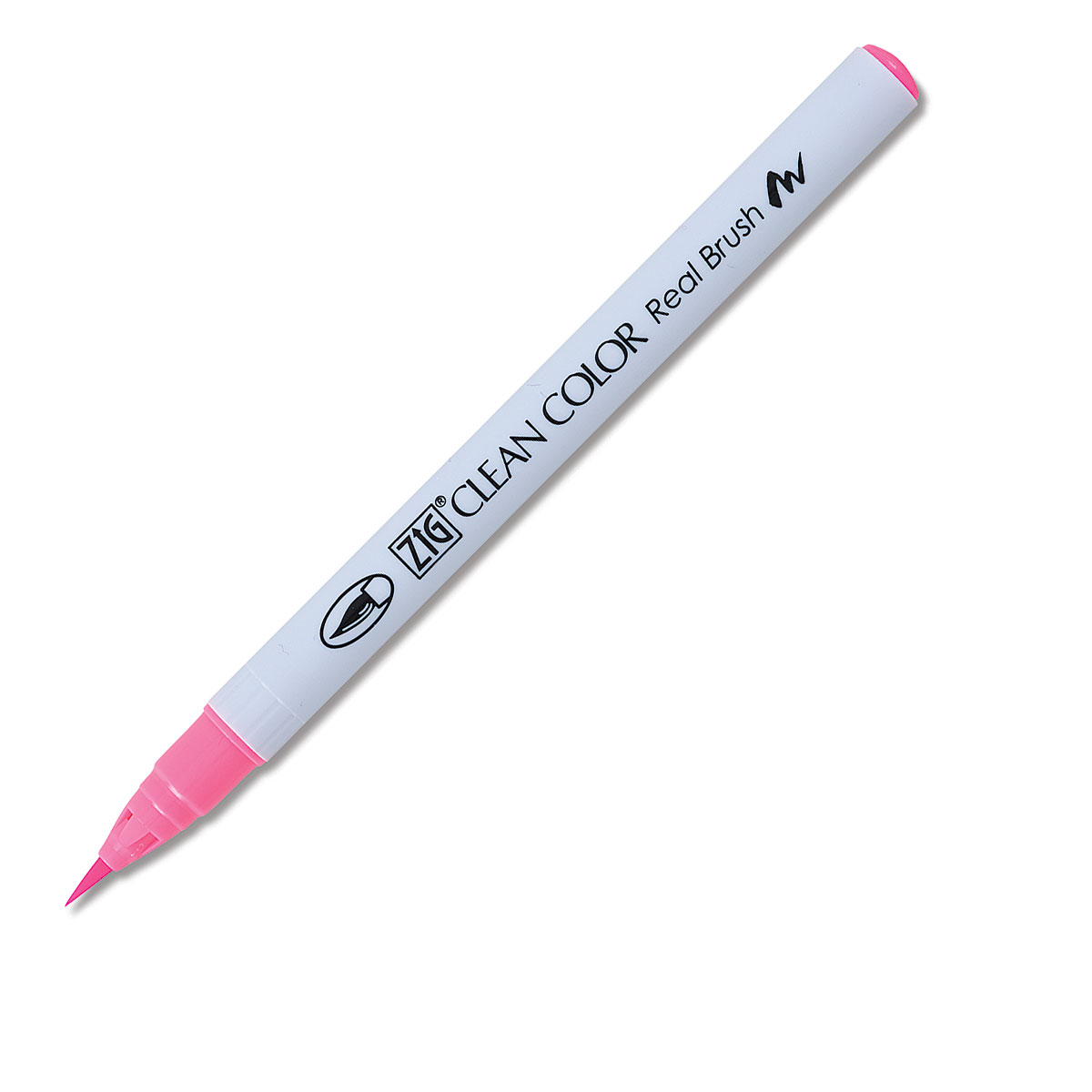 Kuretake Zig Clean Color Real Brush Pen - Fluorescent Pink | BLICK