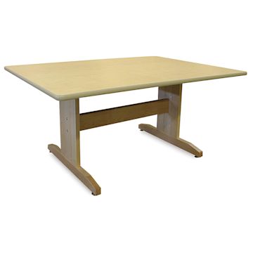 Open in modal - Hann Art Table, Laminate Top without Shelf - 60" x 29-1/4" x 42", Straight Legs