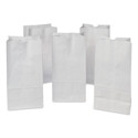 Creativity Street Kraft Bags - White, Pkg of 50, 7-1/10
