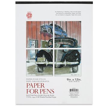 Open in modal - Pentalic Paper For Pens Pad - 9'' x 12'', 40 Sheets