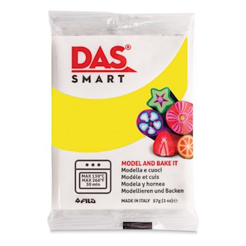 Open in modal - DAS Smart Polymer Clay - Lemon Yellow, 2 oz