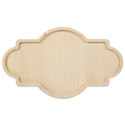 Leisure Arts Large Welled Wood Surface - Plaque 1, 10-1/2" x 6"