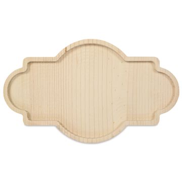 Open in modal - Leisure Arts Large Welled Wood Surface - Plaque 1, 10-1/2" x 6"