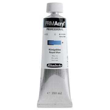 Open in modal - Schmincke Primacryl Professional Acrylic Paint - Royal Blue, 150 ml Tube