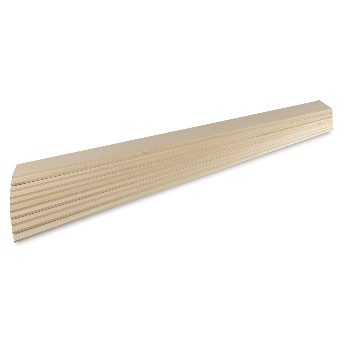 Midwest Products Genuine Basswood Sheet -10 Sheets, 1/4 x 3 x 36