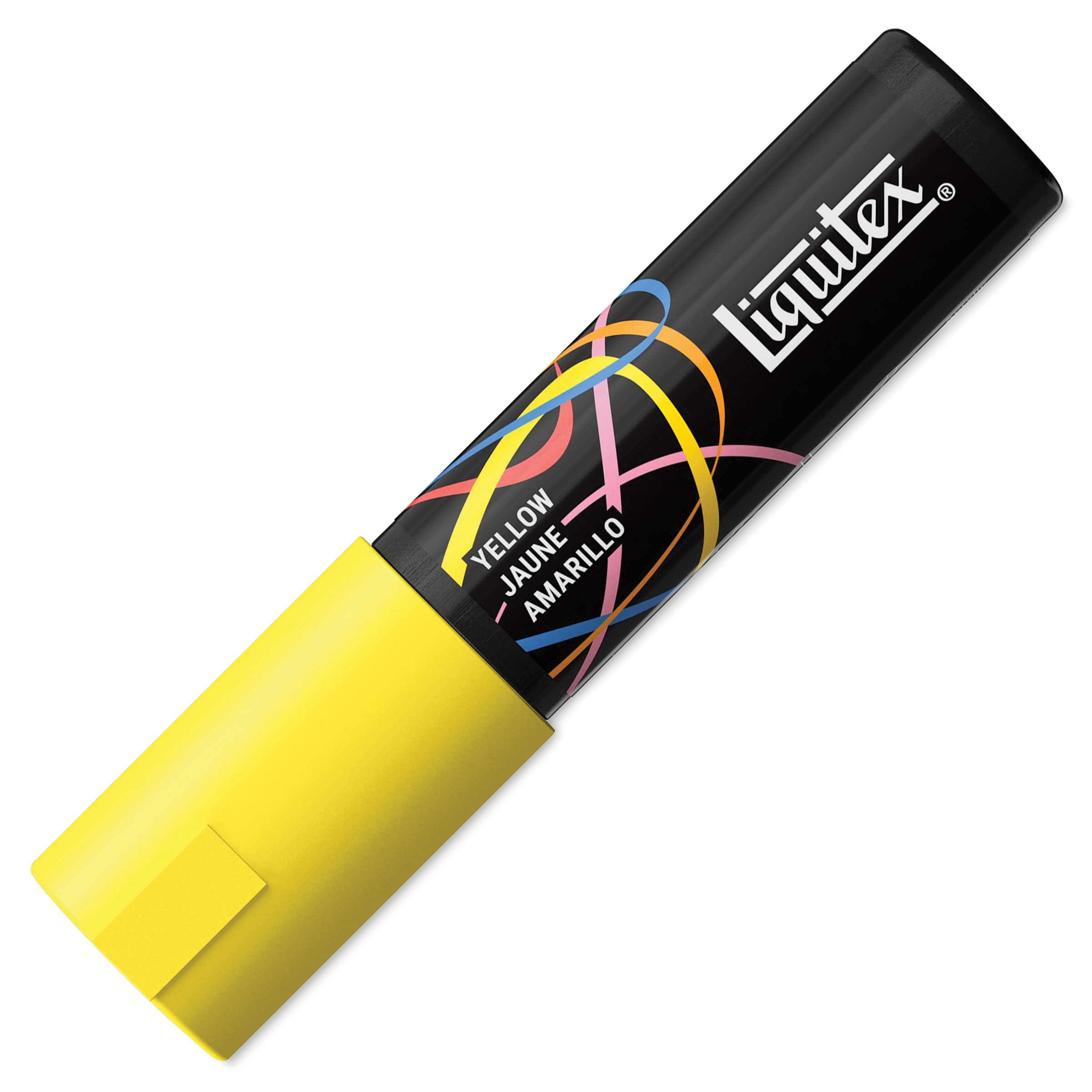 Liquitex Marker - Yellow, Chisel Tip, 8 mm | BLICK Art Materials