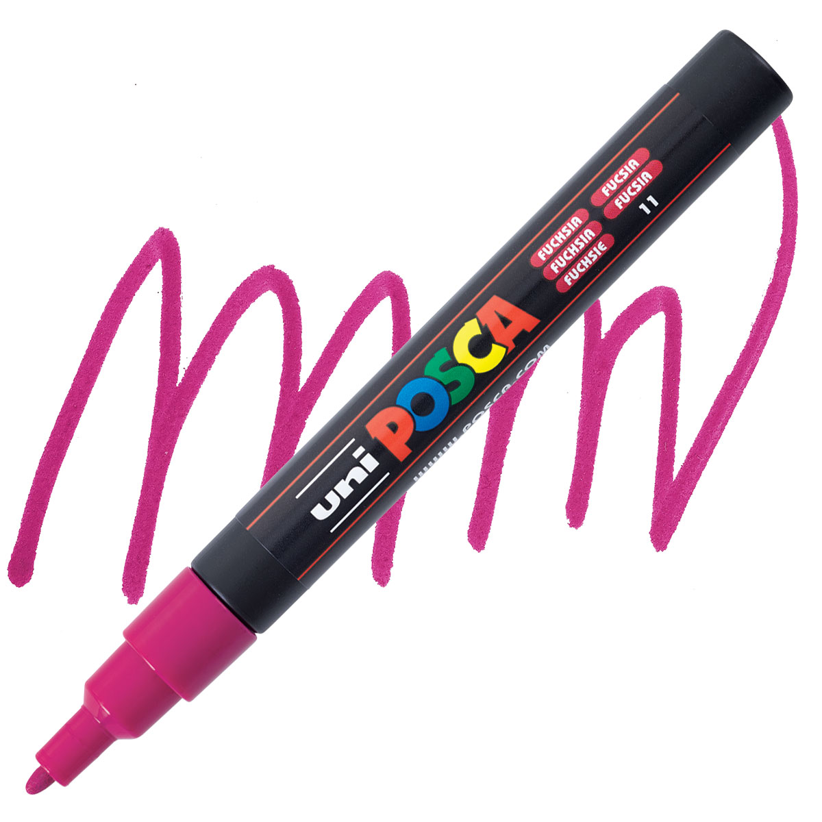 Uni Posca Paint Marker - Fuchsia, Fine, Bullet Tip, 0.9mm-1.3mm | BLICK ...