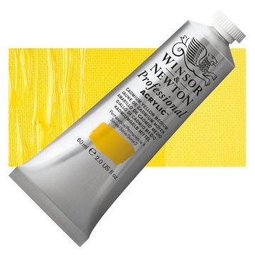 Winsor & Newton Professional Acrylics - Cadmium Yellow Medium, 60 ml tube