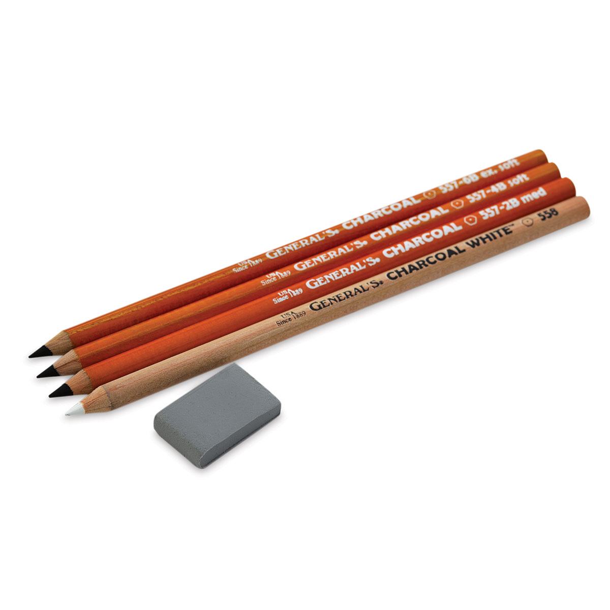 General's Charcoal Pencil Set - Classroom Assortment, Set of 72