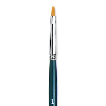 Open in modal - Da Vinci Nova Brush - Bright, Short Handle, Size 1 close up