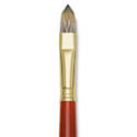 Blick Master Synthetic Brush - Filbert, Long Handle, Size 14