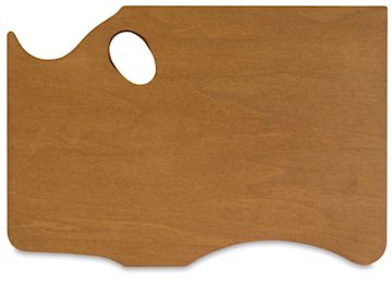 Open in modal - New Wave Wood Palette - Top view of Right Hand, Natural, Highland Palette style