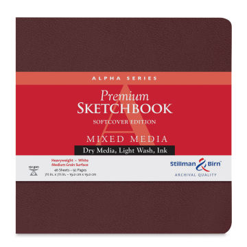 Stillman & Birn Alpha Series Softcover Sketchbook - Front cover of Square Sketchbook