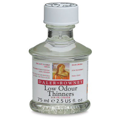 Daler-Rowney Low Odor Thinner - Front view of 75 ml bottle