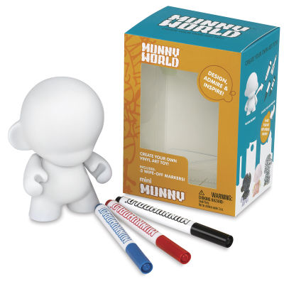 Kidrobot Reusable Munny with Wipe-Off Markers